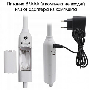 Лупа настольная с подсветкой на гибкой ноге с прищепкой 2 в 1 Орбита OT-INL76