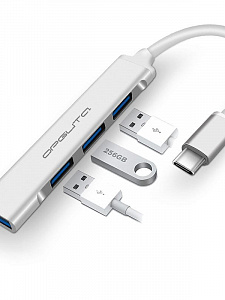 USB HUB разветвитель Type-C 3.0 на 4 порта Орбита Орбита OT-PCR18