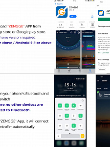 Огонек OG-LDL41 LED контроллер USB 5В (Bluetooth, RGB, 4PIN)