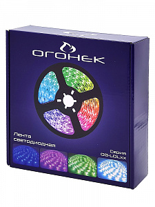 Светодиодная Bluetooth лента Фейерверк с пультом Огонёк OG-LDL39 30см