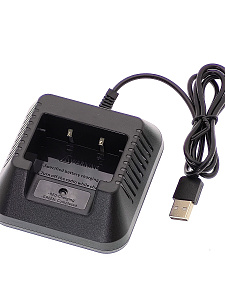 Baofeng ЗУ для рации, стакан (UV-5R, USB) (УПАКОВКА 5ШТ)
