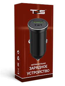TDS TS-CAU41 ЗУ авто USB (PD20W+QC3.0, 3600mA)