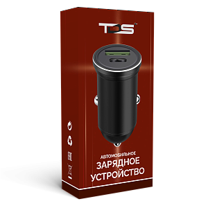 TDS TS-CAU41 ЗУ авто USB (PD20W+QC3.0, 3600mA)