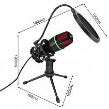 Микрофон для компьютера игровой для стрима Орбита OT-PCS07