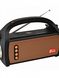 Fepe FP-03-W радиоприёмник аккумуляторный (USB,TF,Bluetooth, беспрв.ЗУ)