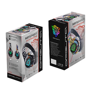 Наушники беспроводные Bluetooth с микрофоном и радио Орбита OT-ERB48 Белые