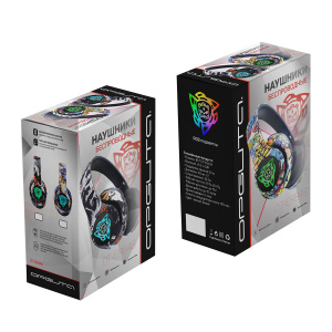 Наушники беспроводные Bluetooth с микрофоном и радио Орбита OT-ERB48 Белые