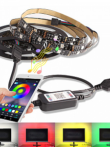Огонек OG-LDL06 RGB светодиодная лента Bluetooth 1м