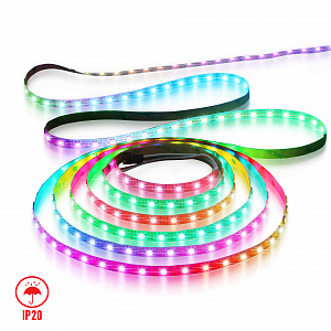 Огонек OG-LDL45 LED лента адресная RGB 5м (SMD5050,WS2812,3pin,5В, IP20)