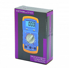 Мультиметр цифровой с прозвонкой в калоше тестер тока и напряжения Орбита OT-INM25