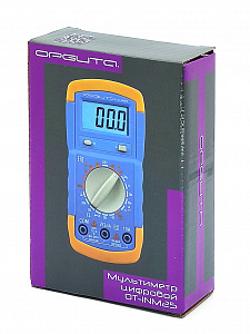 Мультиметр цифровой с прозвонкой в калоше тестер тока и напряжения Орбита OT-INM25