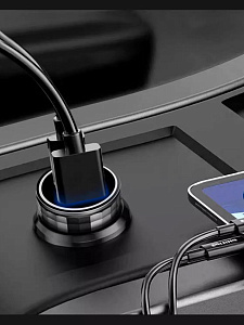 TDS TS-CAU72A ЗУ авто USB (QC3.0 Super + PD20W,4000mA)