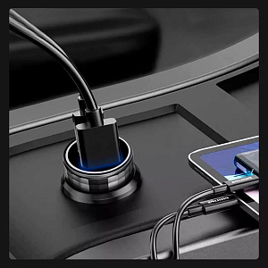 TDS TS-CAU72A ЗУ авто USB (QC3.0 Super + PD20W,4000mA)