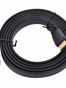 Орбита OT-AVW07 кабель HDMI-HDMI 1.5м плоский (v1.4, пакет)