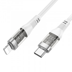 BOROFONE BU37 Белый кабель PD20W (iOS Lighting-TYPE-C) 1.2м