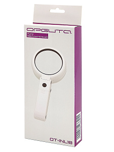 Лупа ручная, лупа настольная увеличительная с подсветкой Орбита OT-INL18