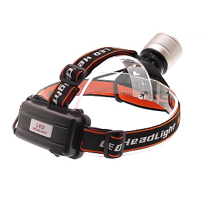 Фонарь налобный, фонарик аккумуляторный Следопыт PT-FLG17