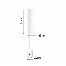 Умный Wi-Fi датчик протечки, контроля воды OT-HOS19