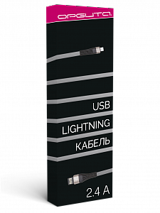 Орбита OT-SMI35 Синий кабель USB 2.4A (iOS Lightning) 1м