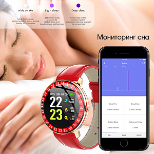 Орбита OT-SMS06(R80) Черный металл спорт браслет