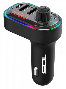 FM-модулятор трансмиттер автомобильный с Bluetooth TDS TS-CAF12