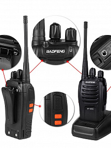 Рация Baofeng BF-666S (888S) черная