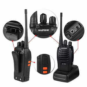 Рация Baofeng BF-666S (888S) черная
