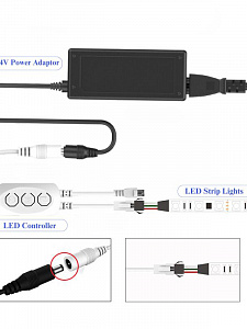 Огонек OG-LDL48 LED контроллер DC 12-24В (Wi-Fi. RGB, 3PIN, пульт)