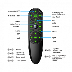 Орбита OT-DVC40 пульт универсальный (USB, гироскоп, голос)