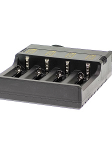 Зарядное устройство для аккумуляторов 18650 на 4 слота Орбита OT-APZ17