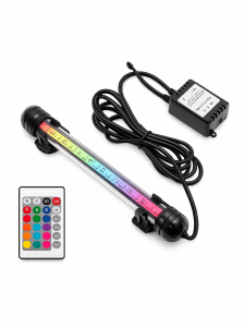 Светильник лампа для аквариума светодиодная RGB Огонек OG-LDP03 (180мм)