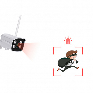 Комплект видеонаблюдения 4 камеры Wi-Fi 2MP Орбита OT-VNK04