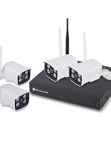 Комплект видеонаблюдения 4 камеры Wi-Fi 2MP Орбита OT-VNK04