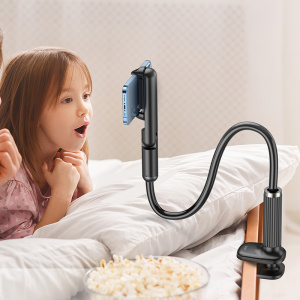 HOCO HD4 Черный держатель сматрфона настольный/прищепка