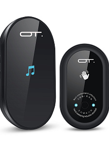 Звонок беспроводной сетевой 45 мелодий Орбита OT-HOC21 Черный