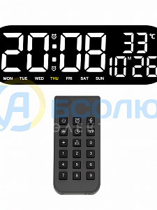 VST 913Y-6 Белые часы настенные (без блока)