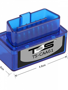 Автосканер диагностический для автомобиля v1.5 Bluetooth адаптер OBD2 TDS TS-CAA61