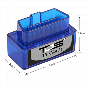 Автосканер диагностический для автомобиля v1.5 Bluetooth адаптер OBD2 TDS TS-CAA61