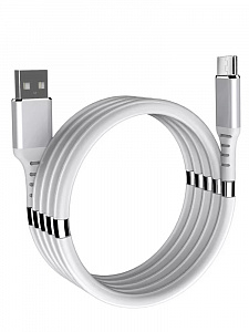 Орбита OT-SMM53 Белый кабель USB 2.4A (microUSB) 1м