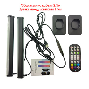 Светильник настольный декоративный для ПК RGB Огонёк OG-LDP18