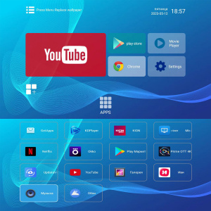 Смарт ТВ приставка медиаплеер на андроид 2/16 Гб Орбита OT-DVB34