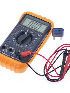 Мультиметр цифровой с прозвонкой в калоше тестер тока и напряжения Орбита OT-INM32