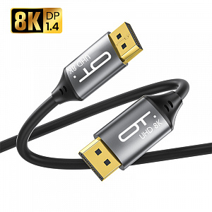 Видеокабель DisplayPort / DisplayPort V1.4 шнур 3 метра Орбита OT-AVW59 силиконовый