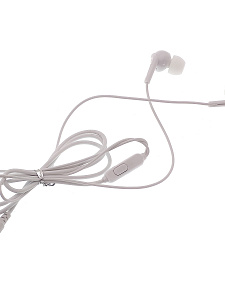 Орбита OT-ERG62 Белые наушники-гарнитура (3.5мм) (УПАКОВКА 20ШТ)