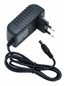Блок питания 9В 2А универсальный адаптер сетевой со штекером 5.5х2.5 мм Орбита OT-APB48 Черный