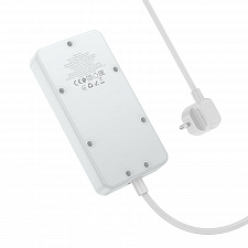 HOCO AC8A Белый сетевой фильтр (3гн, 1*QC3.0,1*PD30W,2*USB) 1.5м