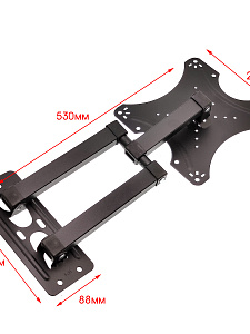 Кронштейн для телевизора настенный поворотный до 42 дюймов Орбита OT-HOD10