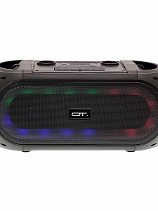 Орбита OT-ERM14 Черная караоке система с RGB подсветкой (2 микр, Bluetooth 5.0)