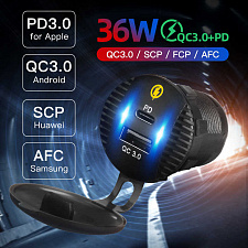 TDS TS-CAU52 Красный Разветвитель авто (Врезной)