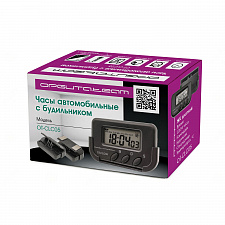 Часы автомобильные электронные с будильником Орбита OT-CLC05